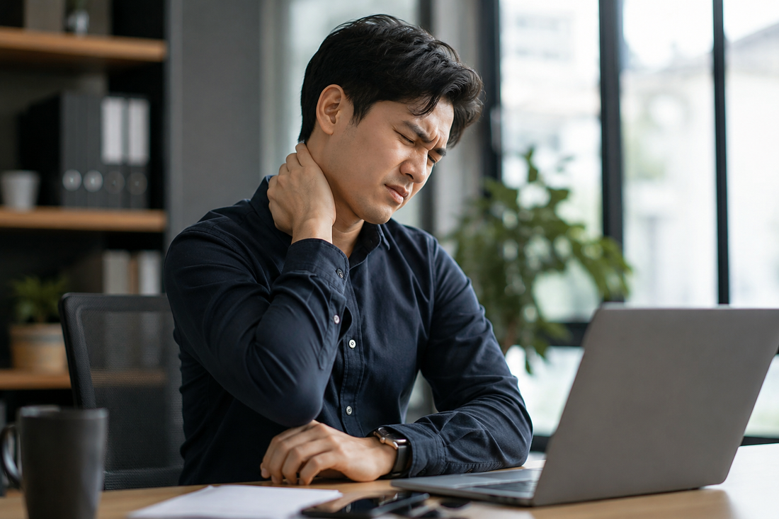Ten minutes for a desk-bound neck and shoulders